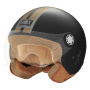Casque Open Face NOX N210 Evo Matt Black Gold Line