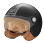 Casque Open Face NOX N210 Evo Matt Black Titanium Line