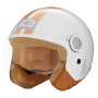 Casque Open Face NOX N210 Evo White Pastel Orange Line