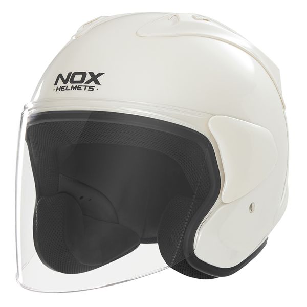Open Face NOX N220-S Pearl White Open Face NOX N220-S Pearl White