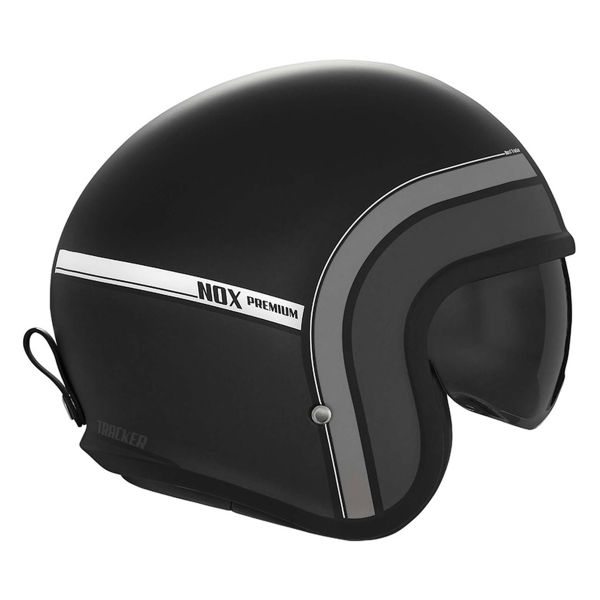 Open Face NOX Next Tracker Matt Black Titanium