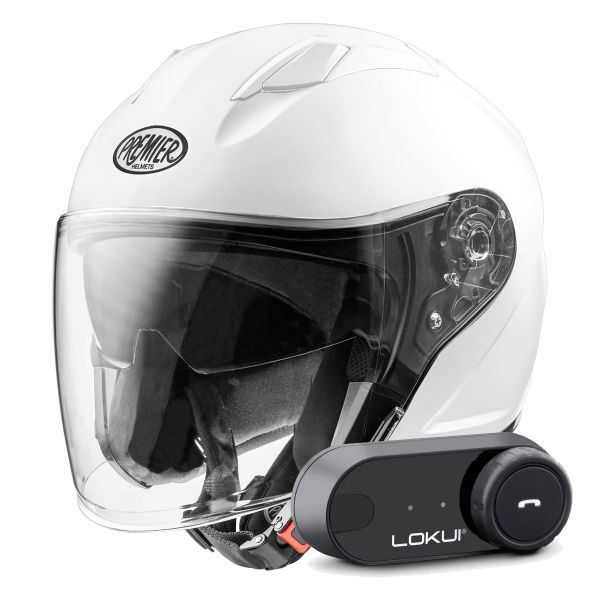 Open Face Premier Dokker U8 + Kit Bluetooth Lokui K30