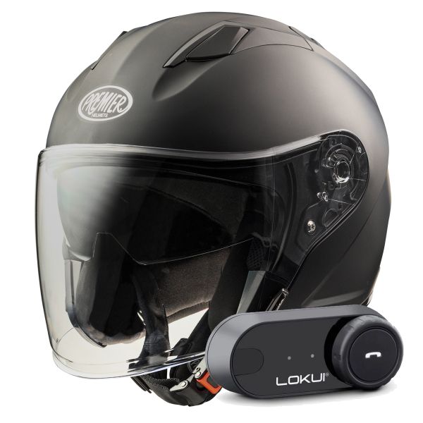 Open Face Premier Dokker U9BM + Kit Bluetooth Lokui K30 Open Face Premier Dokker U9BM + Kit Bluetooth Lokui K30