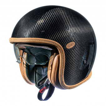 Casque Open Face Premier Vintage Platinium Carbon Casque Open Face Premier Vintage Platinium Carbon