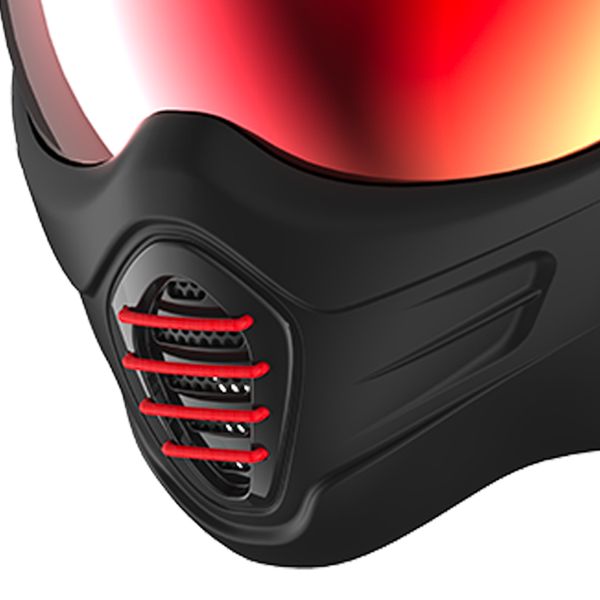 Roof Roadster Iron Mat Black Red