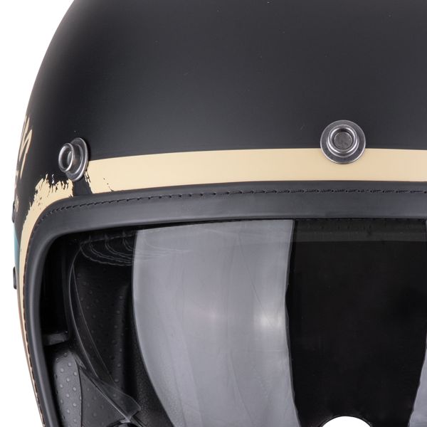 Scorpion Belfast Evo Adonis Matt Black Beige + Exo-Com Link-1C Bluetooth Kit