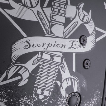 Scorpion Belfast Evo Hangar Matt Black Silver