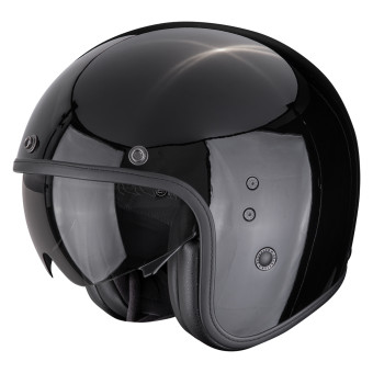Open Face Scorpion Belfast Evo Solid Black