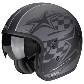 Open Face Scorpion Belfast II Flagstone Silver Matt Black