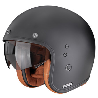 Open Face Scorpion Belfast II Luxe Matt Black