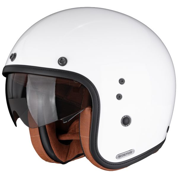 Open Face Scorpion Belfast II Luxe White