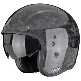 Open Face Scorpion Belfast II Onyx Solid Black