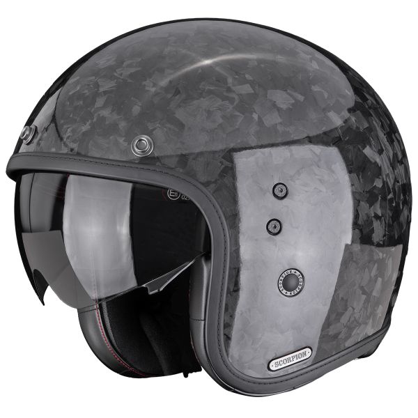 Open Face Scorpion Belfast II Onyx Solid Black
