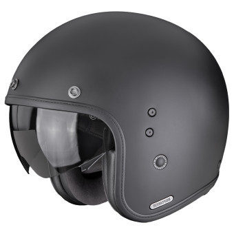Open Face Scorpion Belfast II Solid Matt Black