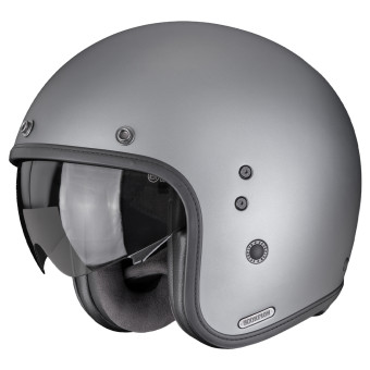 Open Face Scorpion Belfast II Solid Matt Titan Grey