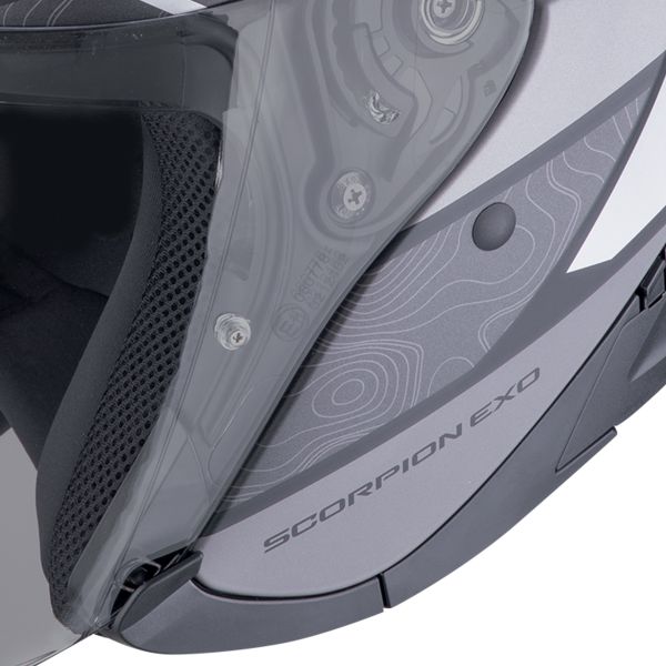 Scorpion Exo 230 Band Matt Black Silver