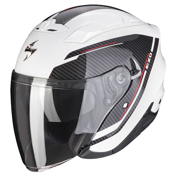 Scorpion EXO 230 Fenix White Black + Kit Bluetooth SMH5