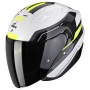 Casque Open Face Scorpion Exo 230 Hipe White Black Neon Yellow