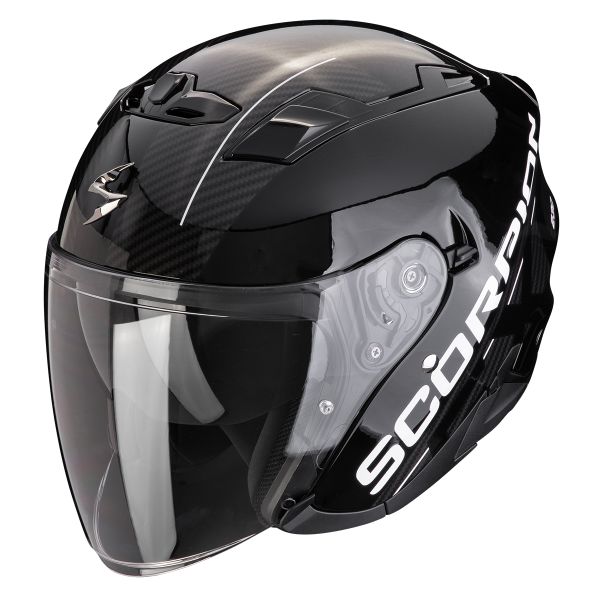 Open Face Scorpion Exo 230 QR Black Silver Open Face Scorpion Exo 230 QR Black Silver