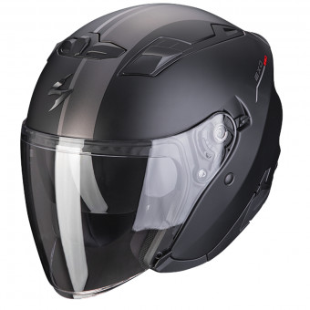 Scorpion Exo 230 SR Black Matt Silver Red + Kit bluetooth 5R Lite