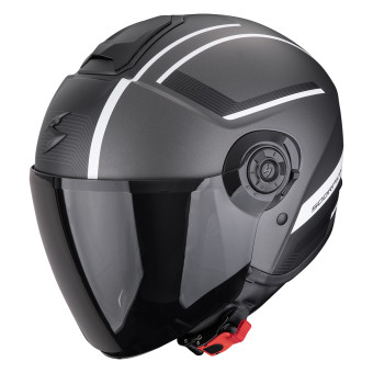 Open Face Scorpion Exo City II Cosmos Matt Silver White