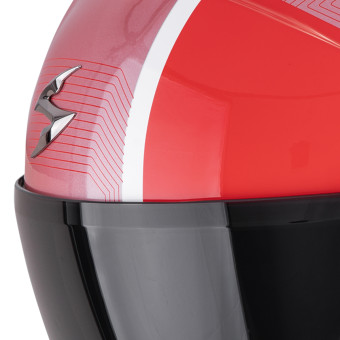Scorpion Exo City II Cosmos Red Silver