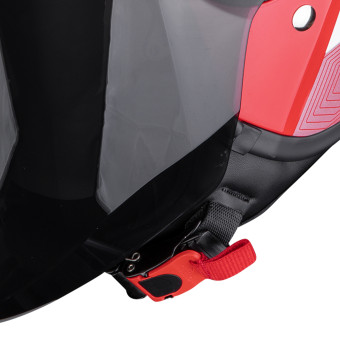 Scorpion Exo City II Cosmos Red Silver