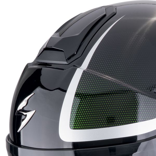 Scorpion Exo City II Intercity Black Chameleon + Exo-Com Link-1 Bluetooth Kit