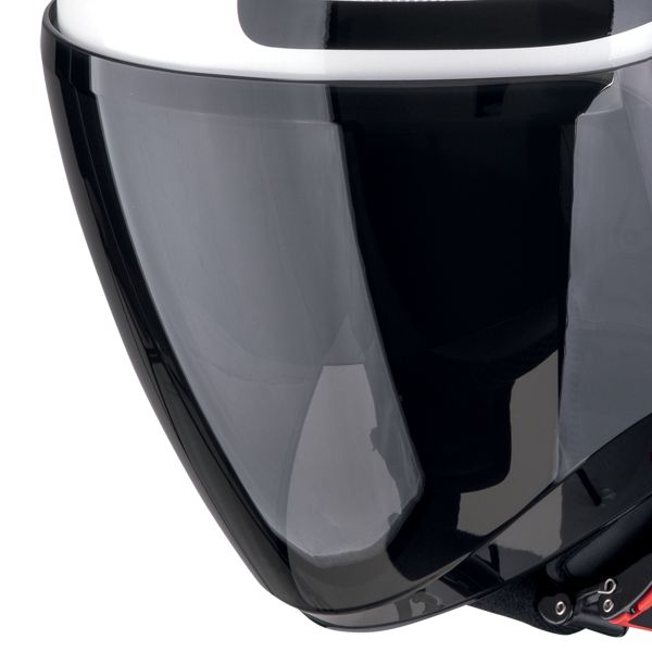 Scorpion Exo City II Intercity White Black + Exo-Com Link-1 Bluetooth Kit