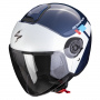 Casque Open Face Scorpion Exo City II Mall Blue White Red