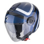 Casque Open Face Scorpion Exo City II Riva Blue Black