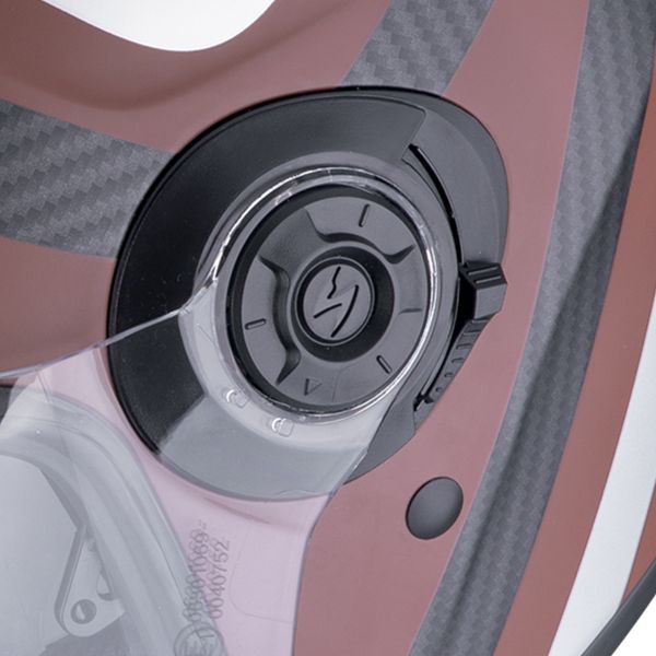 Scorpion Exo City II Riva Brown Silver + Exo-Com Link-1 Bluetooth kit