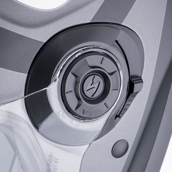 Scorpion Exo City II Riva Silver Matt Black White