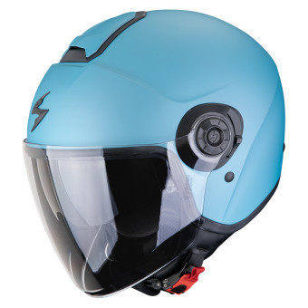 Open Face Scorpion Exo City II Solid Matt Celestial Blue