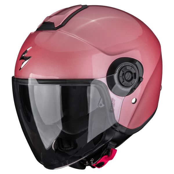 Open Face Scorpion Exo City II Solid Metallic Pink