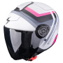 Casque Open Face Scorpion Exo City II Sport Matt Grey Pink