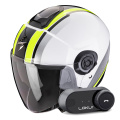 Pack Exo City II Vel White Yellow Fluo + Kit Bluetooth Lokui K30