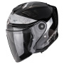 Casque Open Face Scorpion Exo GT Jet Crest Black Silver