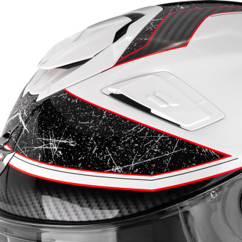 Scorpion Exo GT Jet Crest White Red