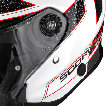 Scorpion Exo GT Jet Crest White Red