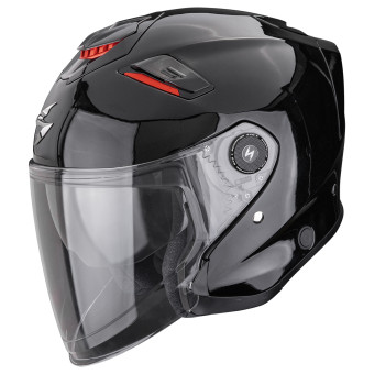 Open Face Scorpion Exo GT Jet Solid Metal Black