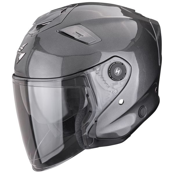 Open Face Scorpion Exo GT Jet Solid Metal Grey Open Face Scorpion Exo GT Jet Solid Metal Grey