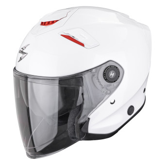 Open Face Scorpion Exo GT Jet Solid Pearl White