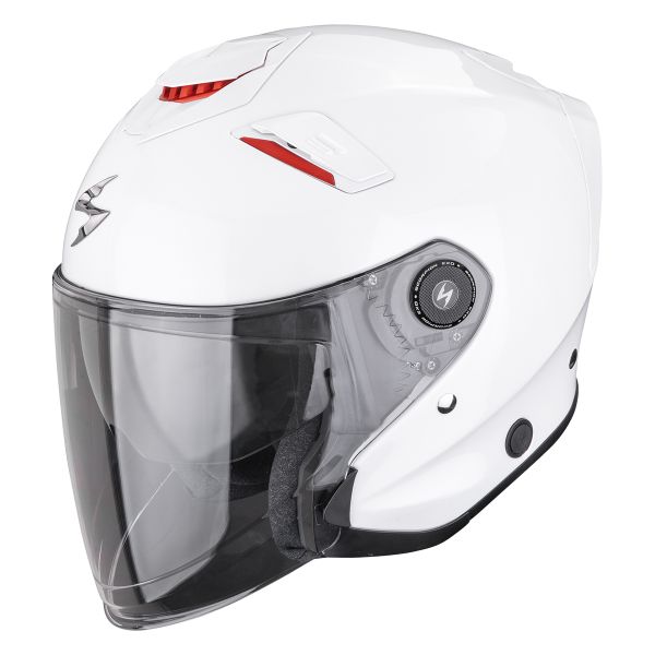 Open Face Scorpion Exo GT Jet Solid Pearl White Open Face Scorpion Exo GT Jet Solid Pearl White