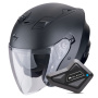 Casque Open Face Scorpion Exo Z1 Black Pearl Matt + Kit Bluetooth BT Mini
