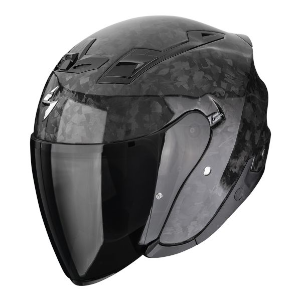 Open Face Scorpion Exo Z1 Carbon Onyx Solid Black