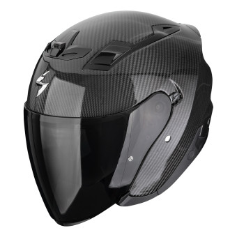 Open Face Scorpion Exo Z1 Carbon Solid Black