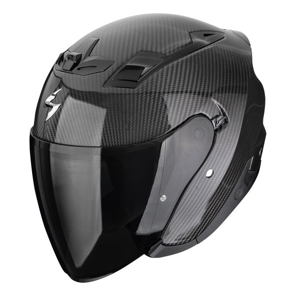 Open Face Scorpion Exo Z1 Carbon Solid Black Open Face Scorpion Exo Z1 Carbon Solid Black