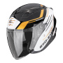 Casque Open Face Scorpion Exo Z1 Prymus Black White Gold