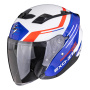 Casque Open Face Scorpion Exo Z1 Prymus White Blue Red
